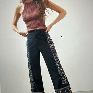 Embroidered pants